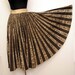 Reserved For Brixi SALE WAS 150.00 Vintage 1950's Most Beautiful Hand Painted Mexican Full Circle Skirt with Sequins