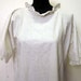 Vintage Victorian 1890's Cotton Nightgown with Crocheted Lace