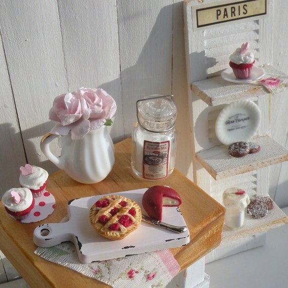 miniature shabby chic kitchen set miniature shabby chic kitchen set