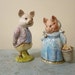 Beatrix Potter Piggy Pair Pigling Bland & Aunt Petitoes Cute Couple F Warne Co England Ltd Edition Beloved Porcelain Figurines Collectible