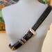 RESERVED Torino Italian Calfskin Belt Alligator Embossed Solid Brass Silver Toned Buckle Tip Double Keeper Loops Mens Size 40 Perfection
