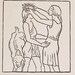Aristide Maillol Woodcut Framed Daphnis and Chloe Pagan Pastoral Mythology Hand Engraved on Handmade Laid Paper Rites of Spring