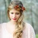 Orange and yellow Monarch Butterfly hair crown, butterfly hair crown