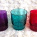 SALE Tupperware SHEERLY ELEGANT Jewel Colors Tumblers Cups Glasses 3