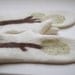 Felted wool mittens --- Handmade to Order