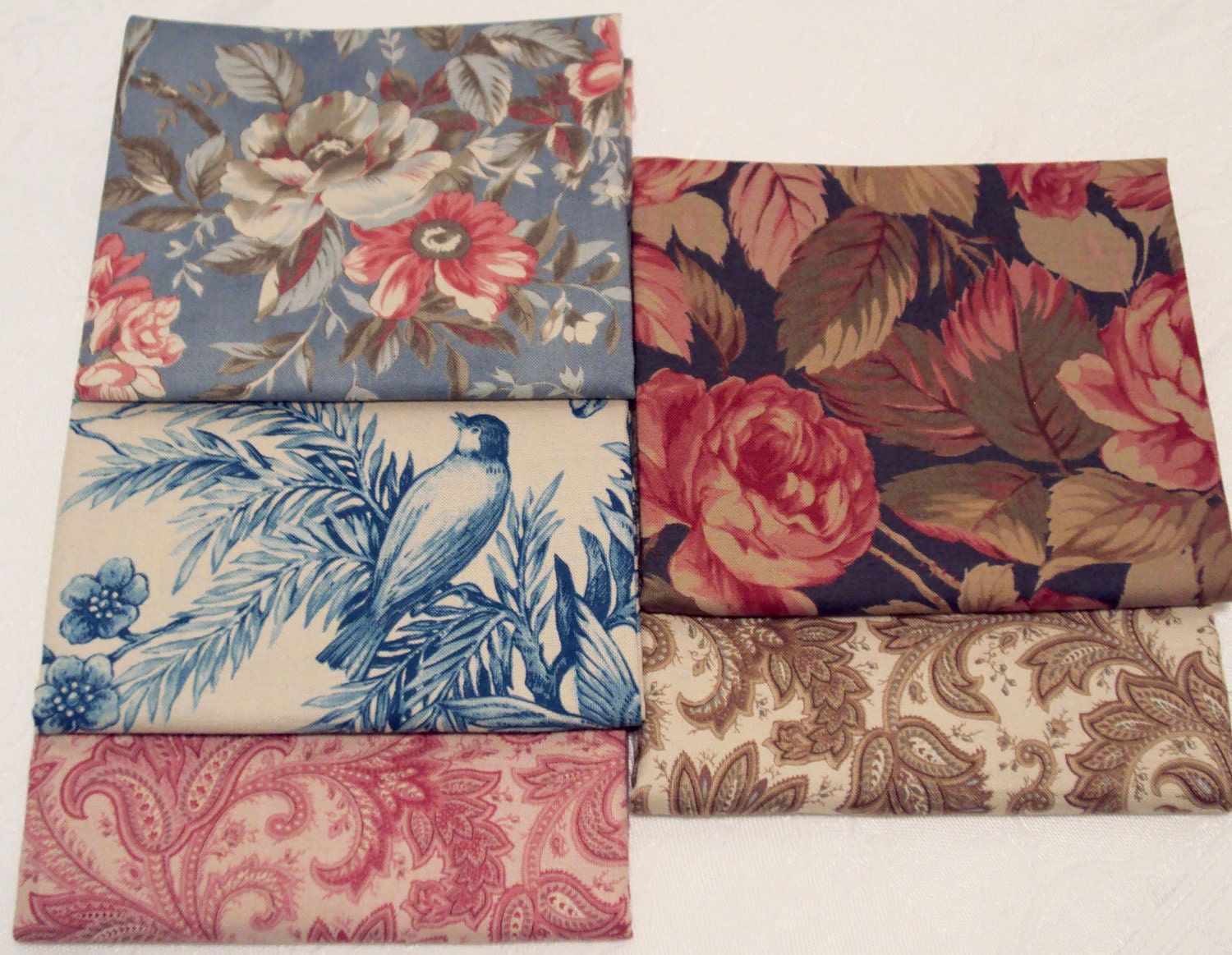 PINK TOILE quilt fabric Moda Pom Pom de PARIS French General