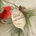 Vintage silverware garden marker Merry Christmas silver plated flatware holiday decoration