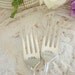Rainbow Wedding Mrs and Mrs Wedding Cake Forks beachhouseliving on etsy