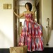 A Little More Love...Colorful Printed Light Cotton Elastic Smocked Bust Tiered Maxi Dress