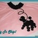 New Girls X-Small 3-4-5-6 Baby Pink Prancing Poodle Skirt "Ready To Ship"