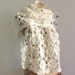 White Orchid Rectangular Shawl
