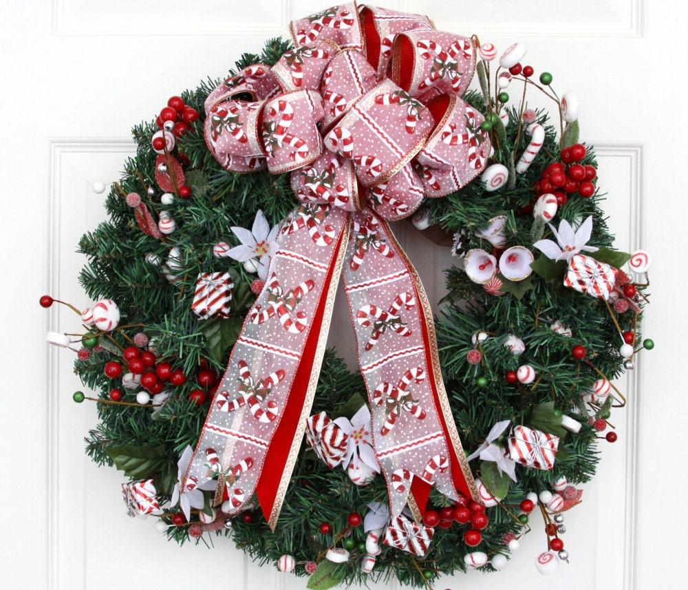 candy cane battery operated christmas wreath holiday wreath candy cane battery operated christmas wreath holiday wreath