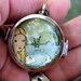 Dutch Story Locket with Vintage Mermaid Illustration