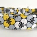 Yellow Floral Dog Collar - The Honey Bee