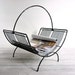 Vintage Mid Century Magazine Rack / Magazine Holder