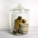 Vintage Glass Storage Jar / Extra Large Glass Apothecary Jar / Industrial Storage