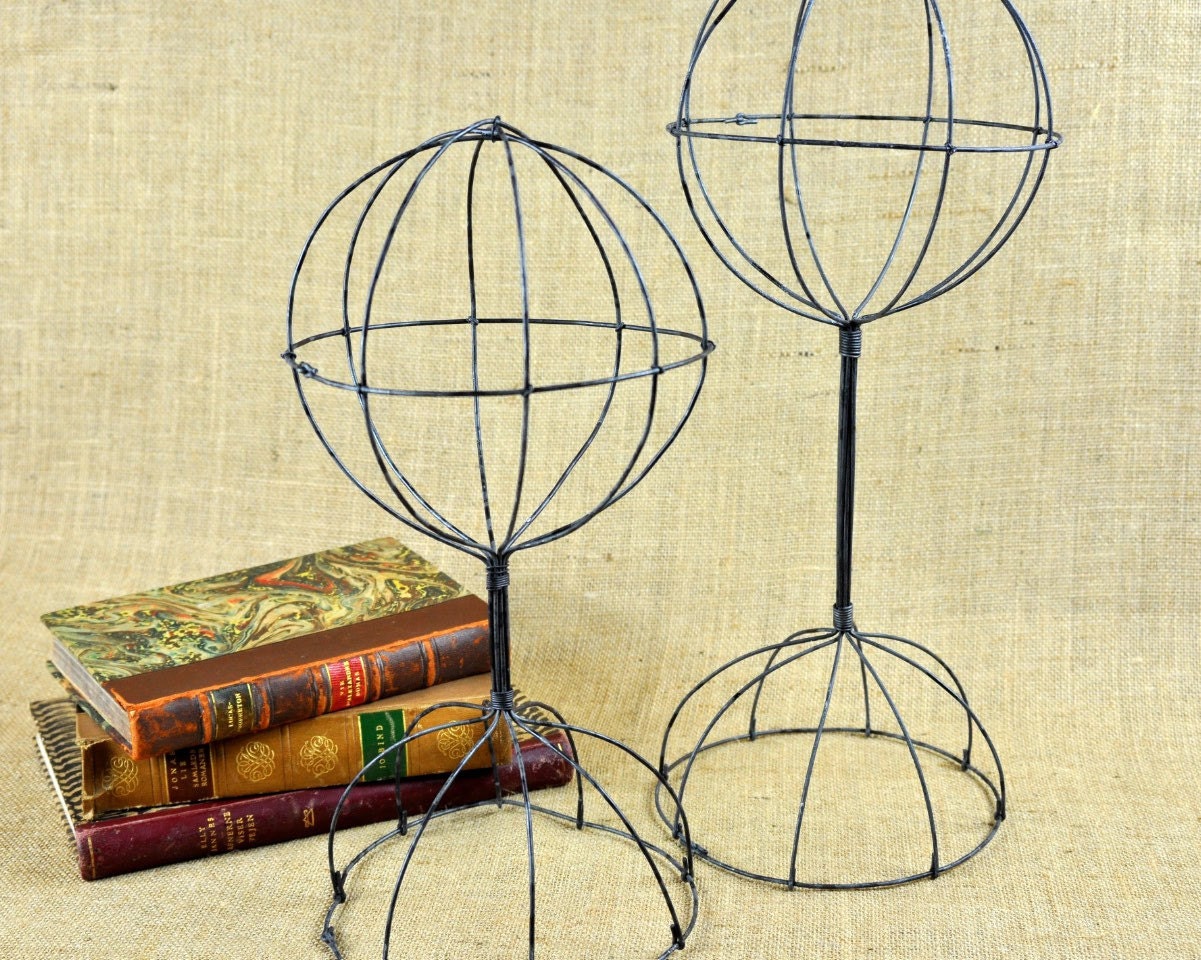 Vintage Wire Hat Stand