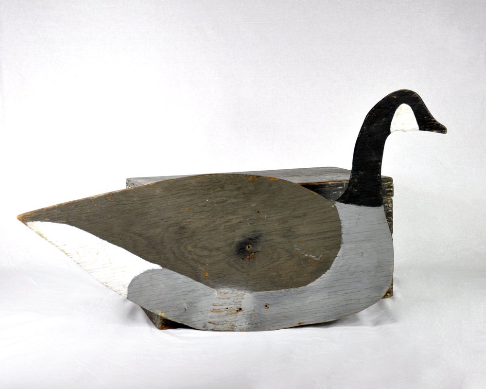 Vintage Wood Canadian Goose Decoy