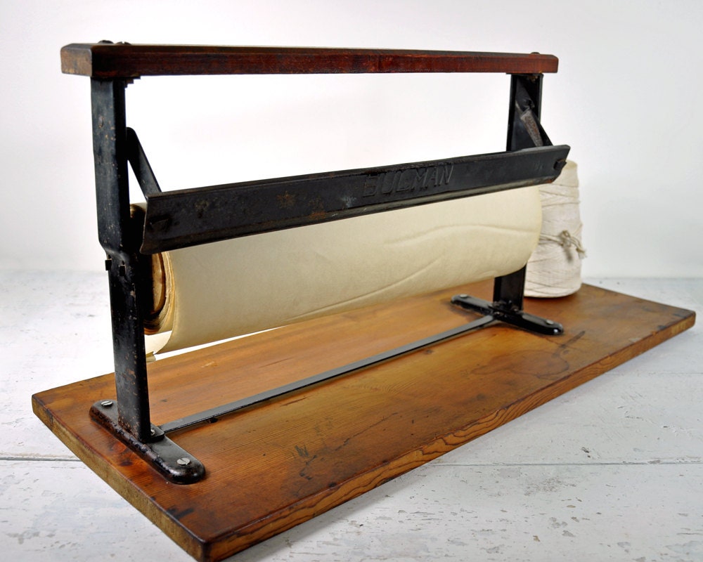 Vintage Bulman General Store Paper Roll Cutter / Industrial