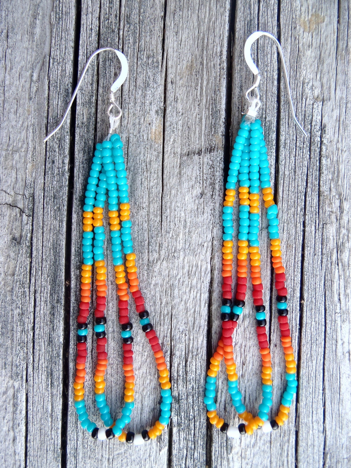 Native American Style Beaded Earring