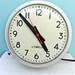 Vintage 1960's Industrial Wall Clock School Style
