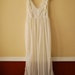 Vintage 1960s Sheer Chiffon Maxi Slip Dress - sz Small / Medium
