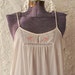 Vintage 1970s White Maxi Nightgown - Large