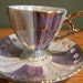 Vintage Lavender Floral tea cup and saucer