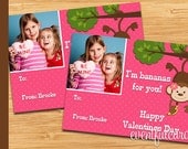 Monkey Printable Valentines Day Cards for Kids - DIY Il_170x135