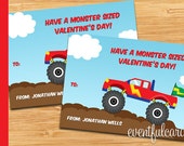 Monster Truck Valentines Day Cards for Kids Il_170x135