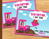 Printable Valentines Day Cards for Kids - Construction Trucks - DIY Il_170x135