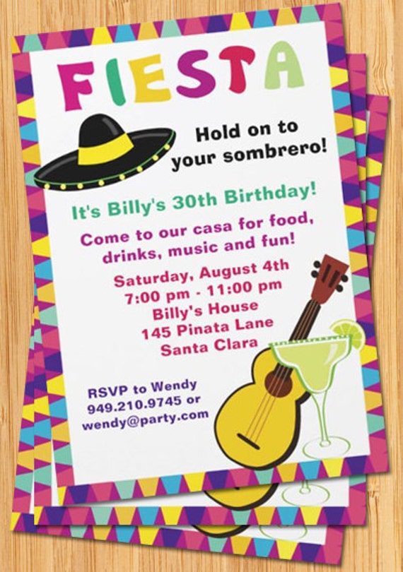 Fiesta Party Invites 8