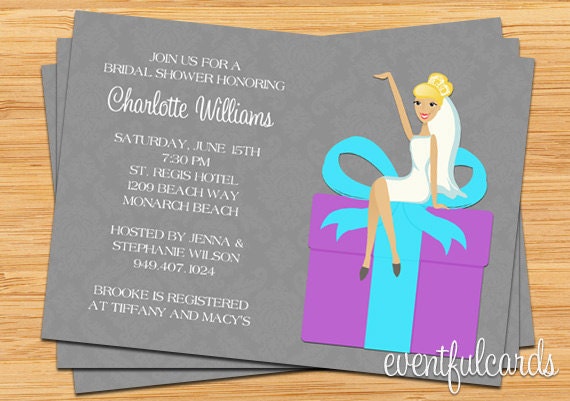 Pink and Orange Bridal Shower Invitation Il_570xn