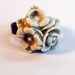 Ivory Porcelain Ceramic Ring