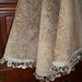 Velvet Gold and Blue Christmas Tree Skirt with Tassels