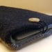 Cover Case for Kindle, Kindle Fire, Nook e-reader - fleece lined, felted wool with pocket. Made from recycled sweaters.