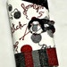 Black and Red Do Ewe Knit Straight Needle, DPN and / or Interchangeable Knitting Needle Organizer - Case - Roll