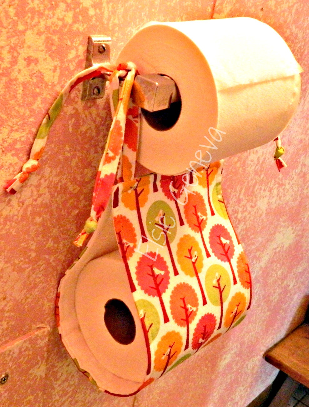 Toilet Paper Holder / Caddy / Hanger Choose Any Fabric in My