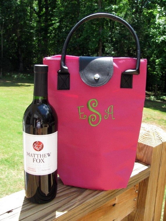 cute wine tote