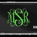 Laptop Vinyl Monogram
