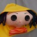 Coraline inspired Ornament Handmade Decoration rag doll