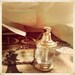A cute and very romantic brass vintage marine lamp pendant necklace