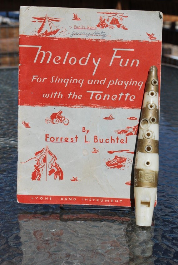 VINTAGE SWANSON FLUTE WITH INSTRUCTION BOOK 1938