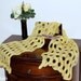 Ready to ship Valentine's Gift Handknit Scarf Buttercream. Yellow scarf hand knitted of silky acrylic yarn. Gift for Her. Handmade