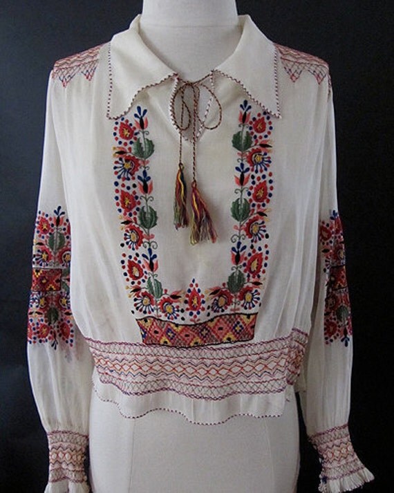beautiful peasant blouses