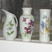 Mini Vase Collection, Vintage Floral Vases, Instant Collection, Three Mini Vases, Miniature Vases