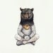 little bear (honey eater)- print