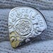 Custom Coin Guitar Pick - Handmade with a Vintage 1970 British 2 Shillings Proof Coin