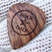 Wood Guitar Pick - For Dad - Handmade Custom Engraved Exotic Wood Guitar Pick - Bubinga