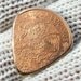 Custom Coin Guitar Pick - Handmade with a Vintage 1973 - Mexican 20 cent piece - Premium Coin Pick